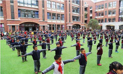 綠蛙成功落戶于樂灣國際實驗小學多功能廳