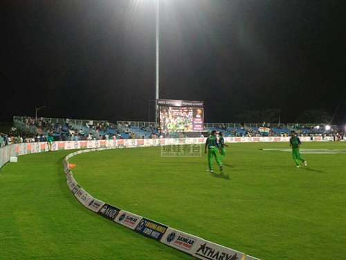 綠蛙看臺亮相國際賽場-印度板球超級聯賽