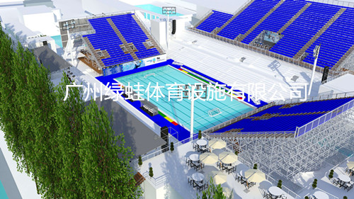 綠蛙看臺成為FINA國際游泳聯合會2017布達佩斯世界游泳錦標賽看臺供應商