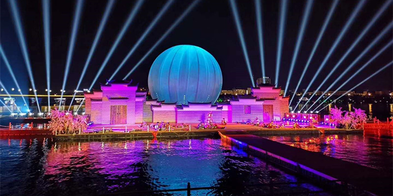 《遇見(jiàn)武寧》大型實(shí)景水秀正式全球首演，綠蛙看臺(tái)邀您共賞