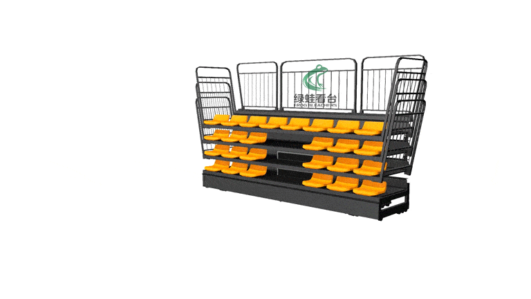 前置式低靠背座椅伸縮看臺