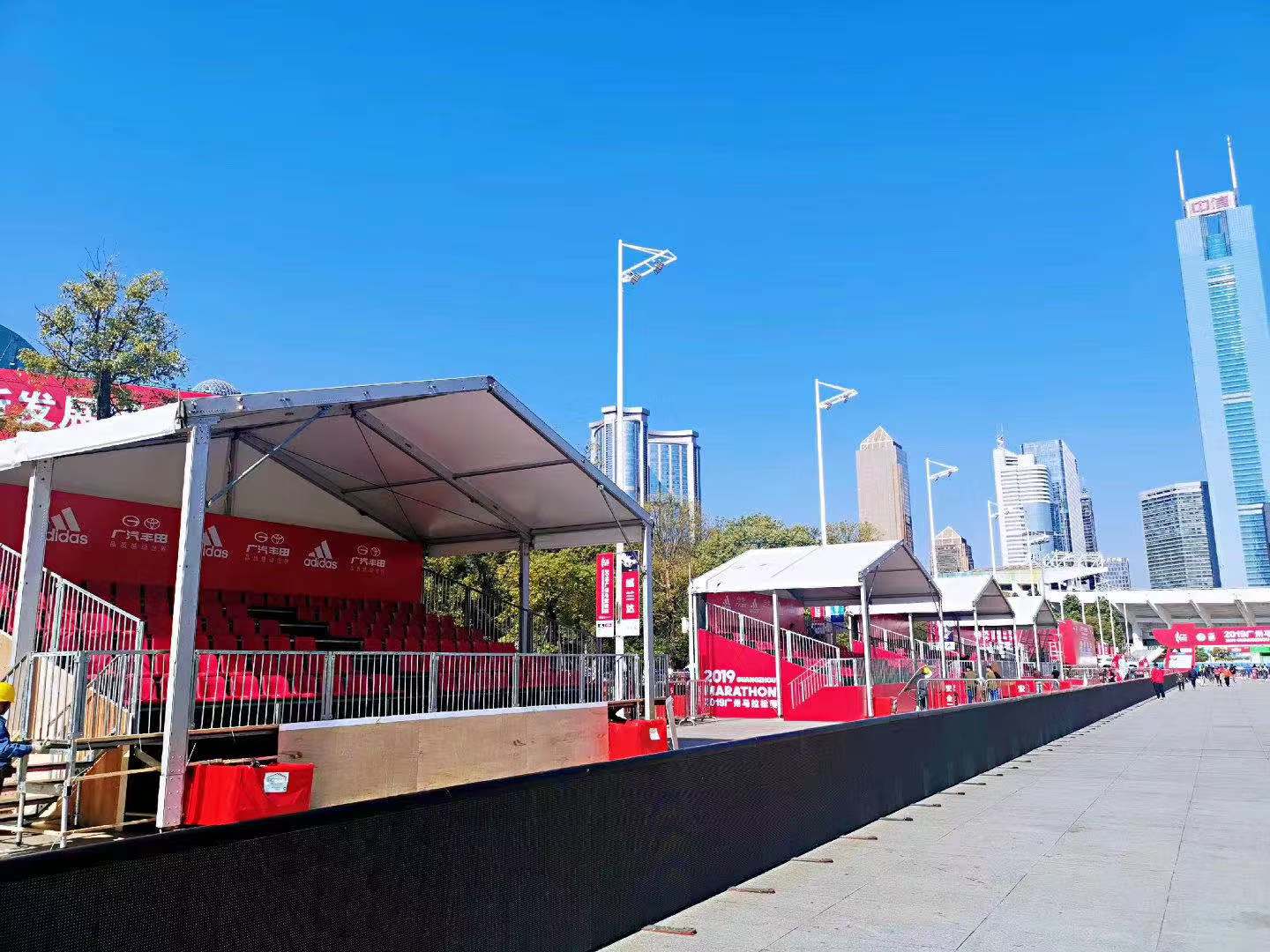 綠蛙看臺與2019廣州馬拉松賽攜手并進，共譜馬拉松賽事新輝煌