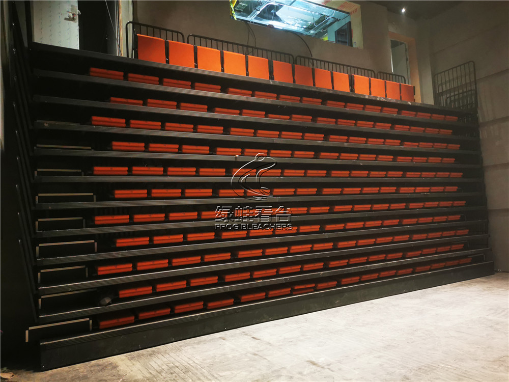 綠蛙看臺承接了深圳天鵝湖劇場中的電動伸縮看臺安裝