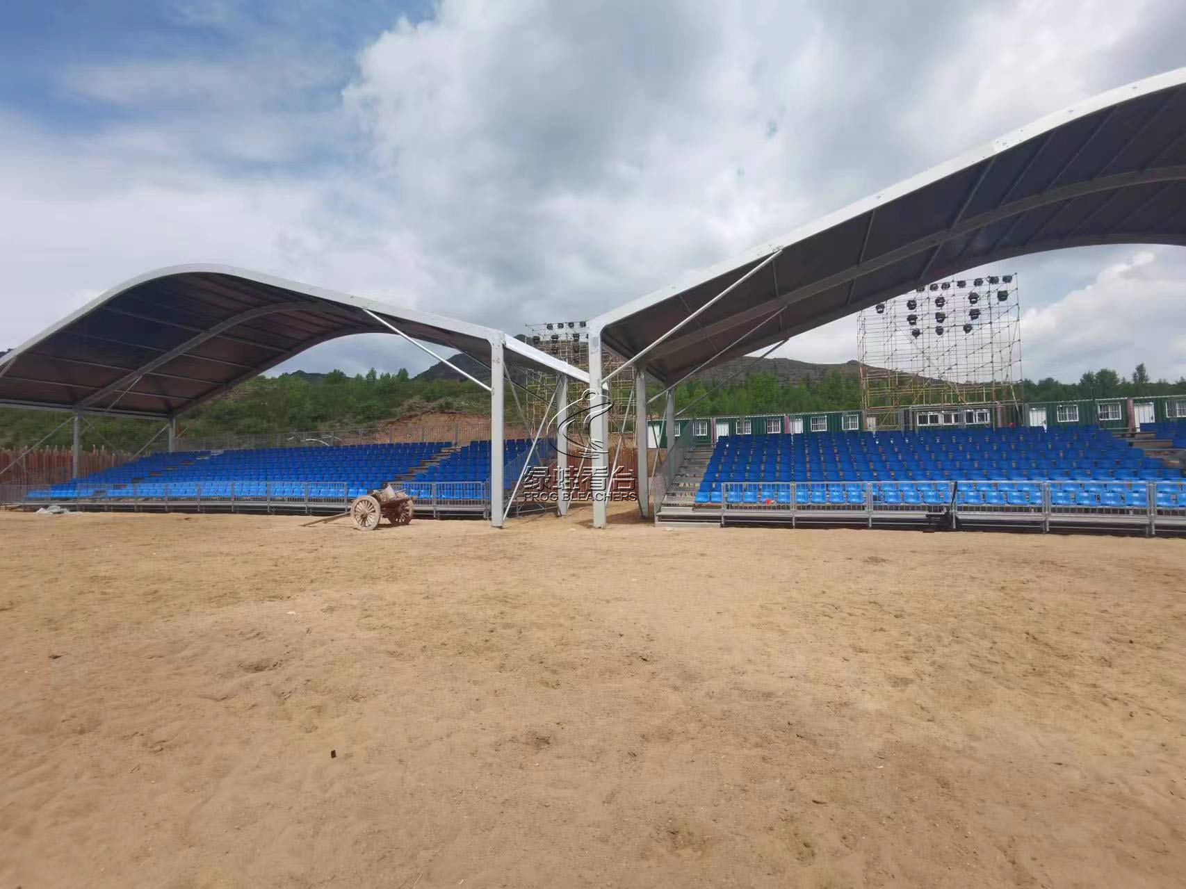 錫林郭勒草原景區看臺座椅項目