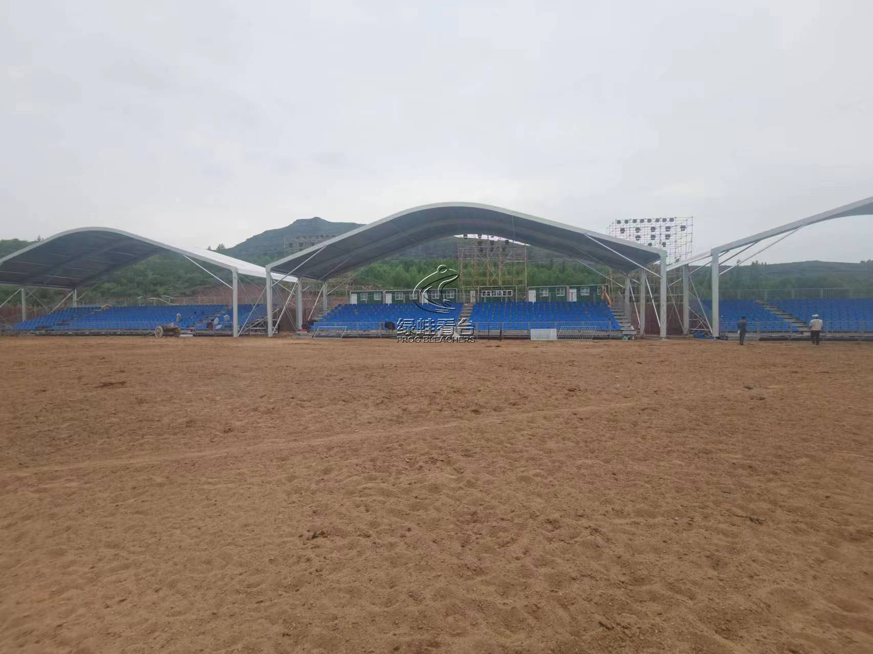 錫林郭勒草原景區看臺座椅項目