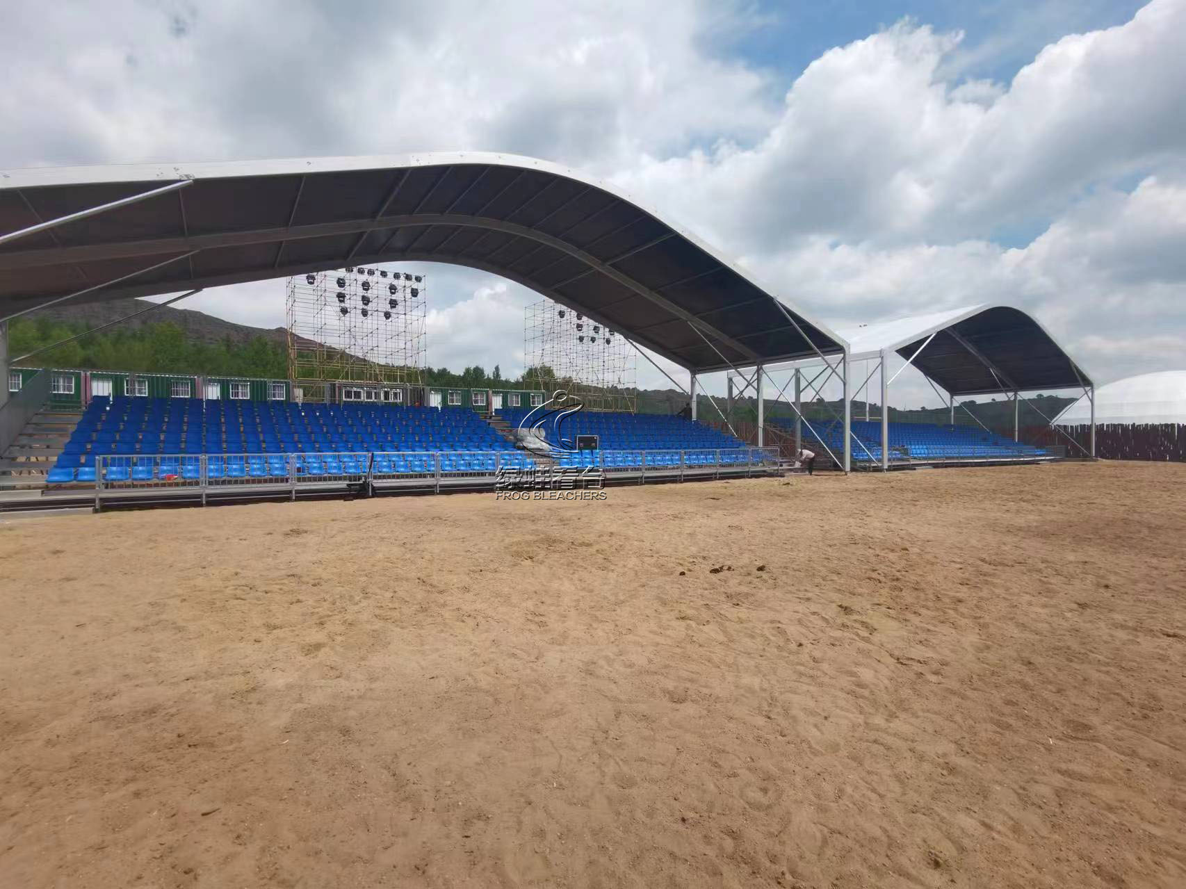 錫林郭勒草原景區看臺座椅項目